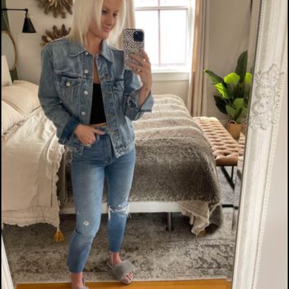 Babes Supporting Babes Blue Jean Jacket - Picture 2 of 4